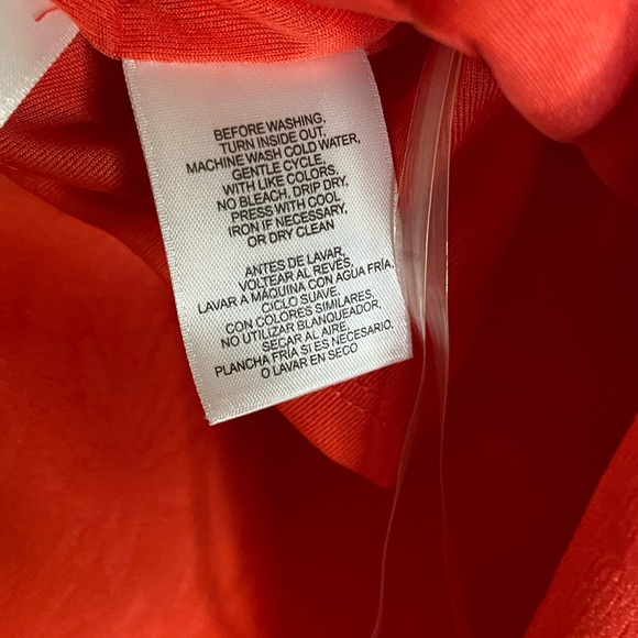 Anne Klein Coral orange Sheath Sleeveless Dress NWT Size M - Picture 5 of 13